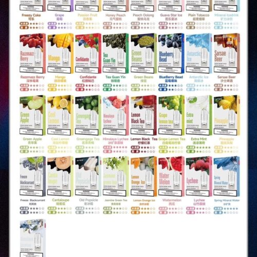 SP2S 一代通用替換式煙彈三顆裝，33種口味任選